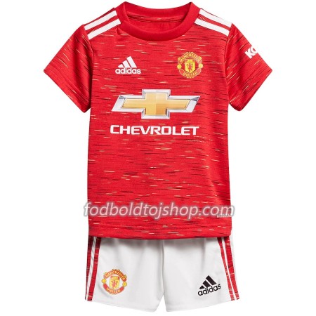 Manchester United Børn Hjemme Fodboldsæt 2020-21 S/S (+ Korte bukser)